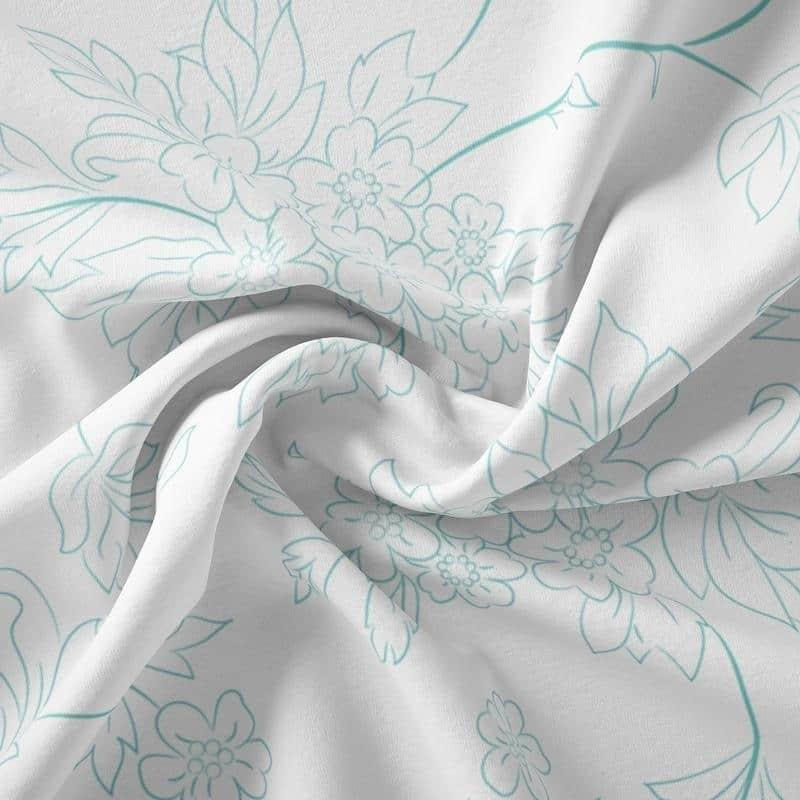 Spring in Central Park Sheet Collection by Simply Soft - King - Perrenials - Gray