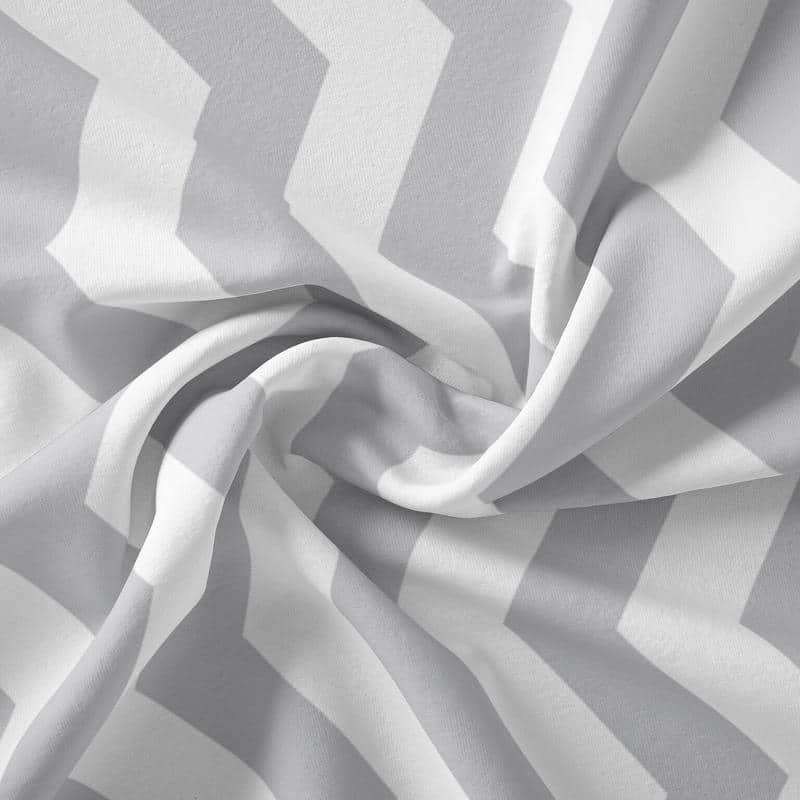 Spring in Central Park Sheet Collection by Simply Soft - California King - Classic Chevron - Gray