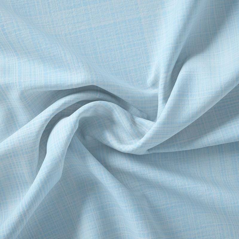 Spring in Central Park Sheet Collection by Simply Soft - Queen - Crosshatch - Aqua