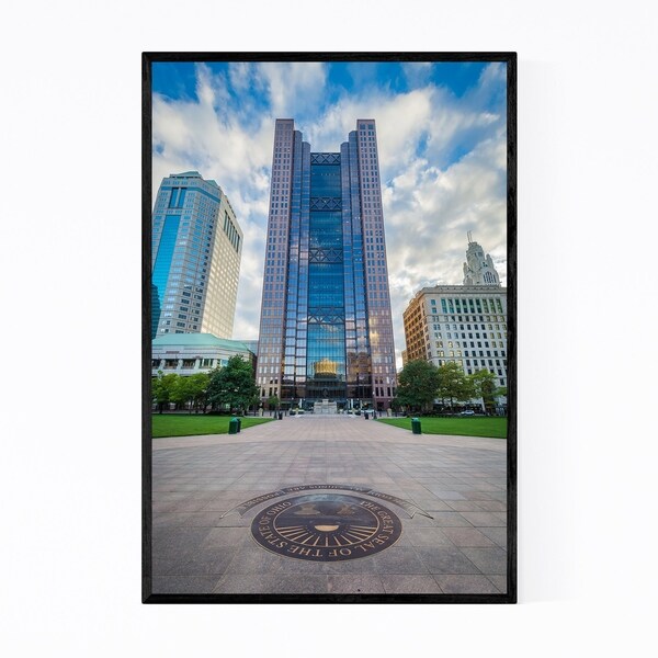 Noir Gallery Columbus, Ohio Downtown Framed Art Print
