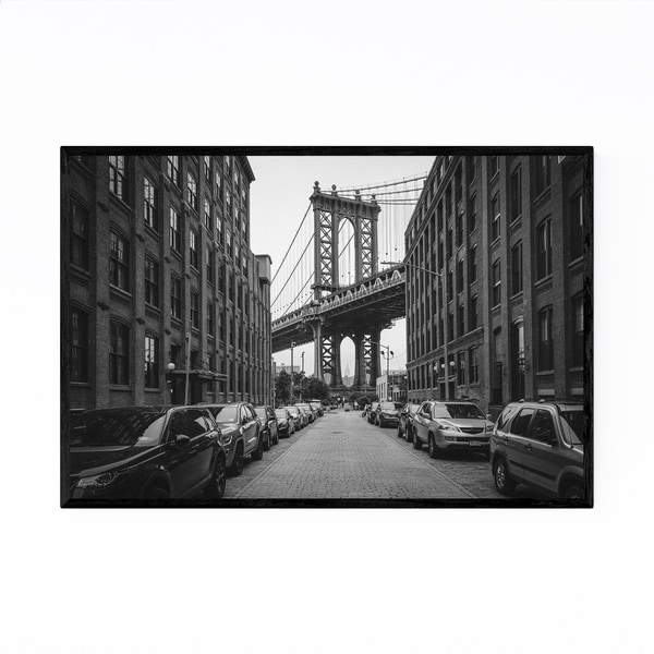 Noir Gallery Manhattan Bridge DUMBO New York Framed Art Print