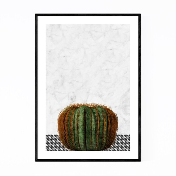 Noir Gallery Cactus Plant Botanical Framed Art Print
