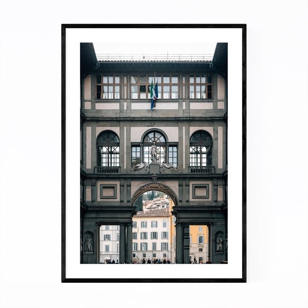 Noir Gallery Florence Italy Architecture Framed Art Print