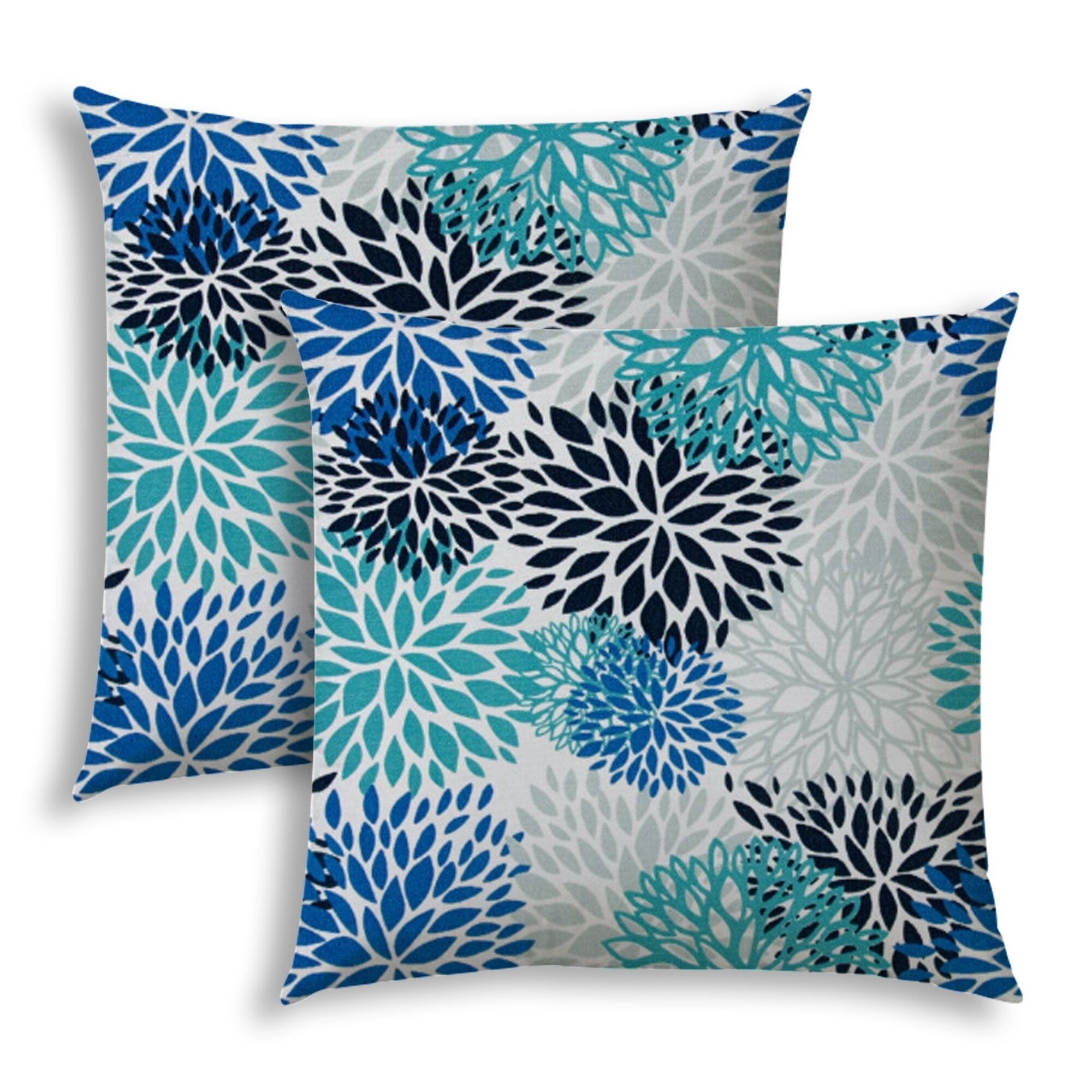 aqua outdoor pillows