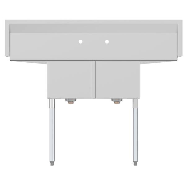 Shop Koolmore 52 Inch Two Compartment Stainless Steel Commercial