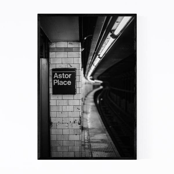 Noir Gallery Black White New York City Photo Framed Art Print