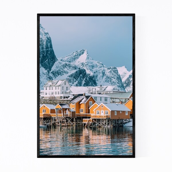 Noir Gallery Lofoten Norway Nature Photo Framed Art Print