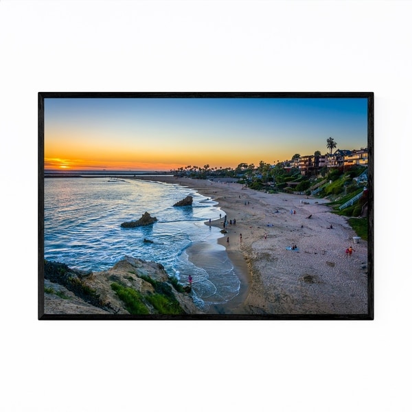 Noir Gallery Corona Del Mar California Beach Framed Art Print