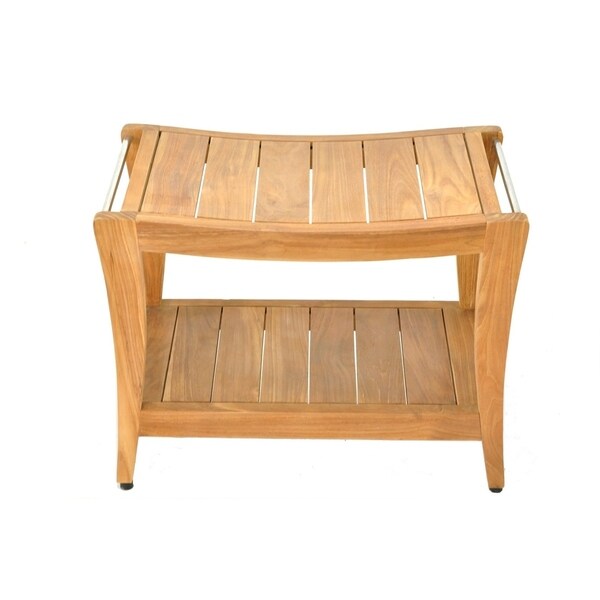 Laplaya Natural Finish Teak Wood Bench Medium Free Shipping Laplaya Natural Finish Teak Wood Bench Medium Free Shipping Today 27458260