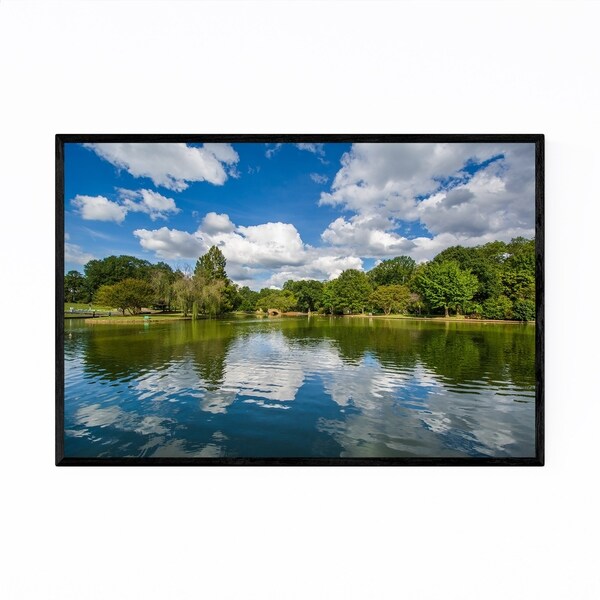 Noir Gallery Charlotte, North Carolina Lake Framed Art Print