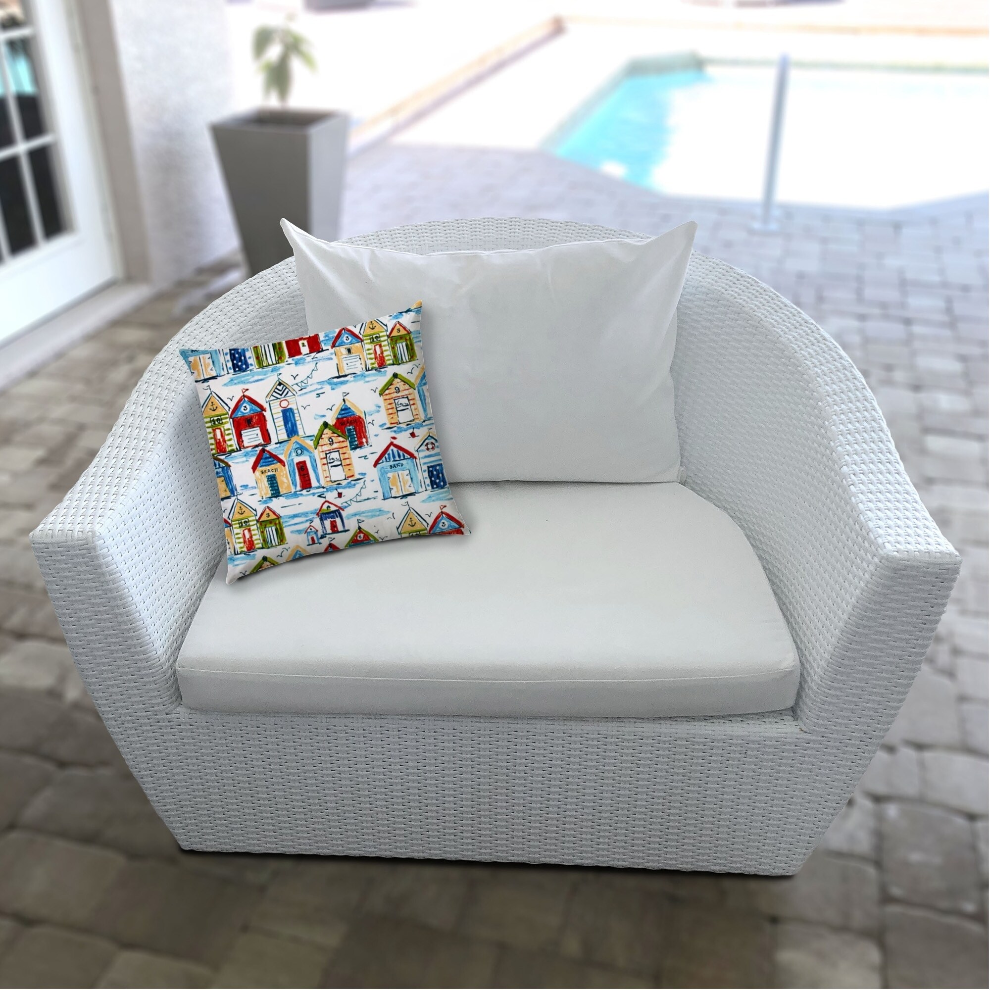 BAY Indoor/Outdoor Pillow - Sewn Closure - Bed Bath & Beyond BAY Indoor/Outdoor Pillow - Sewn Closure - Bed Bath & Beyond