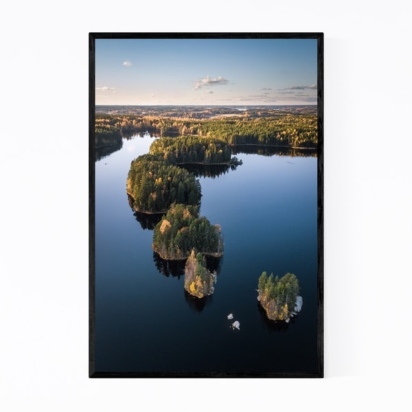 Noir Gallery Finland Teijo National Park Lake Framed Art Print