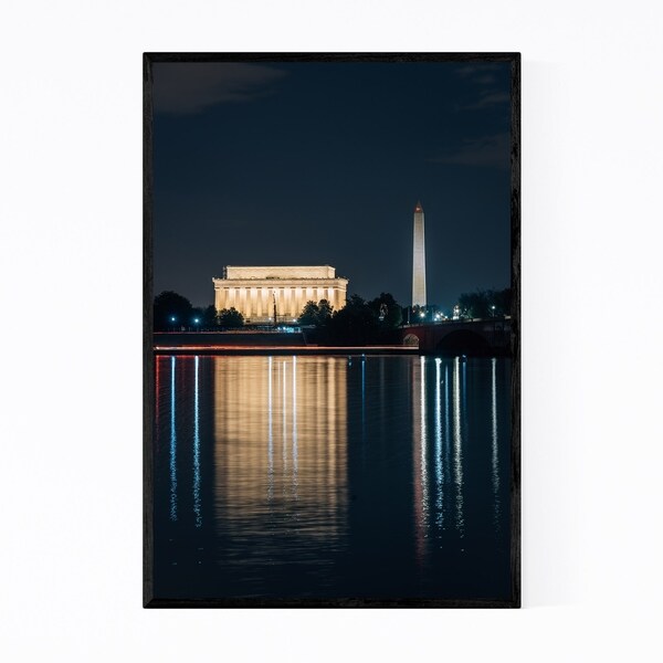 Noir Gallery Washington DC Lincoln Memorial Framed Art Print