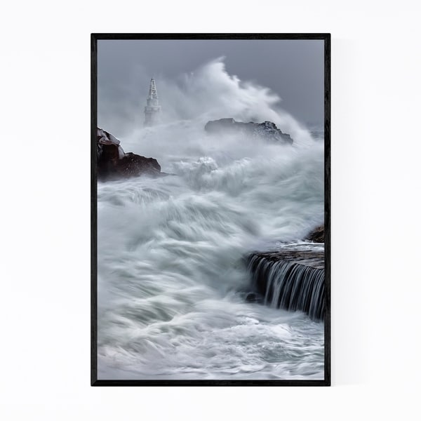 Noir Gallery Ahtopol Bulgaria Lighthouse Framed Art Print
