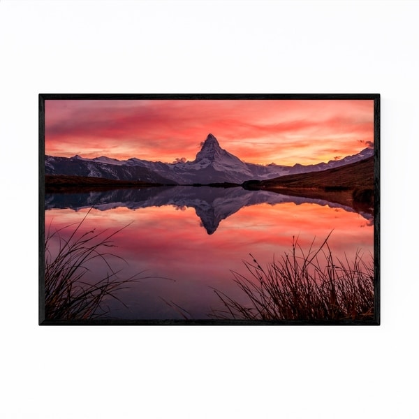 Noir Gallery Matterhorn Switzerland Alps Framed Art Print