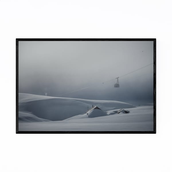 Noir Gallery Melchsee-Frutt Switzerland Alps Framed Art Print