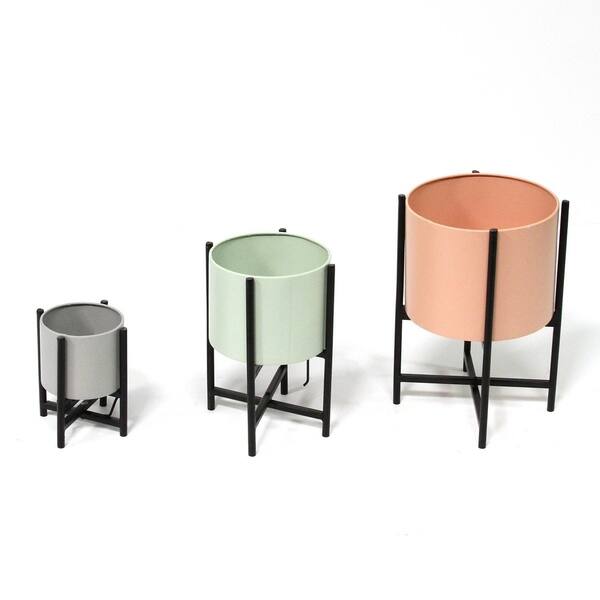 Shop Stratton Home Decor Set Of 3 Tricolor Modern Plant Stands