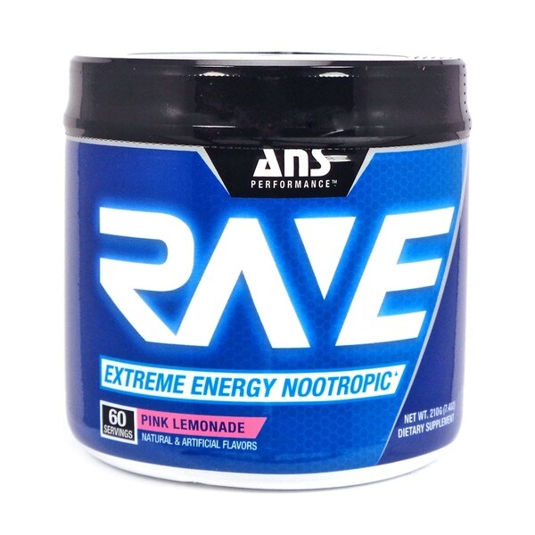 Rave Pink Lemonade Pre Workout By ANS Performance 60