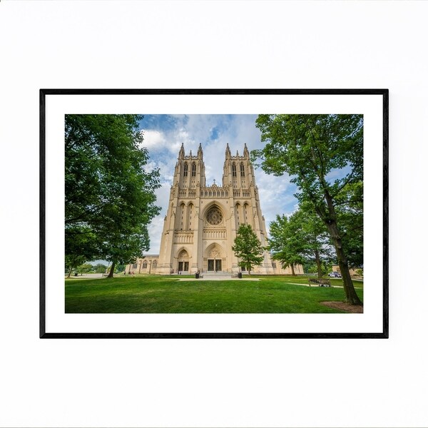 Noir Gallery Washington National Cathedral DC Framed Art Print
