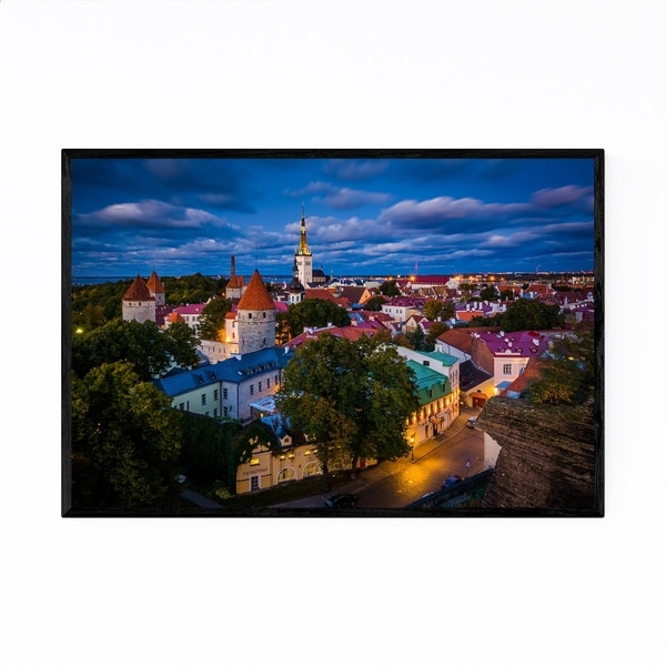 Noir Gallery Tallinn Estonia Europe Old Town Framed Art Print
