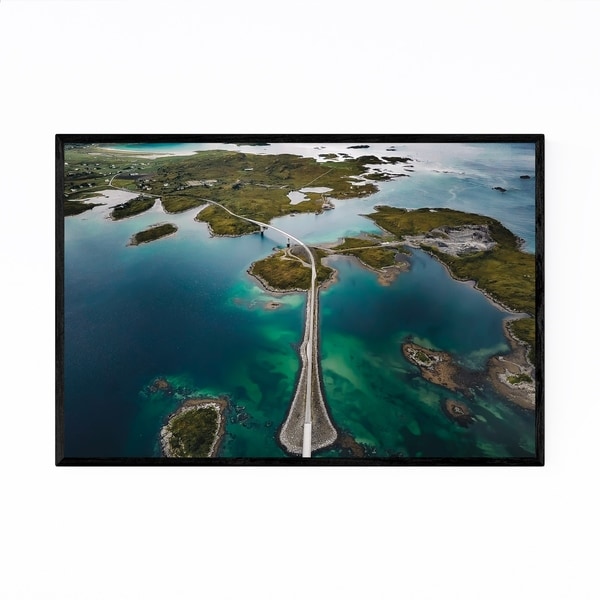 Noir Gallery Lofoten Islands Norway Roads Framed Art Print