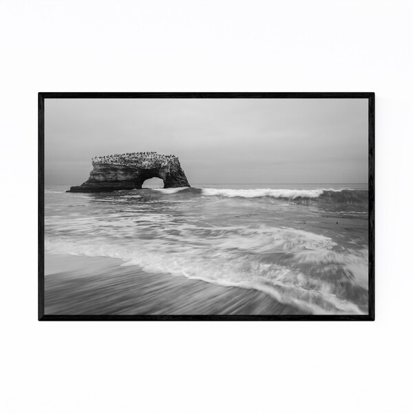 Noir Gallery Black & White Santa Cruz CA Framed Art Print