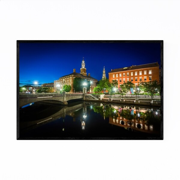 Noir Gallery Providence Rhode Island City Framed Art Print