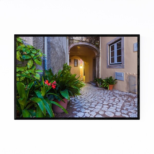 Noir Gallery Sintra Lisbon Portugal Street Framed Art Print
