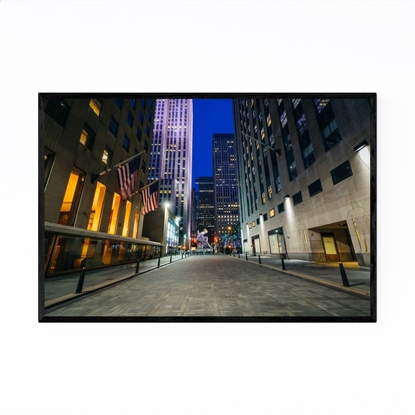 Noir Gallery Rockefeller Center New York City Framed Art Print