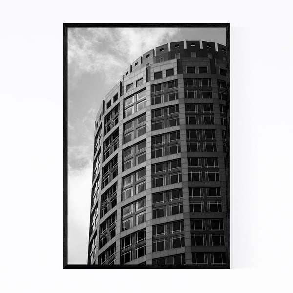 Noir Gallery Boston Modern Architecture Framed Art Print