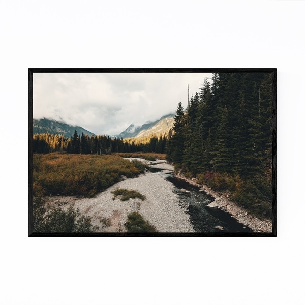 Noir Gallery Snoqualmie Washington Mountains Framed Art Print