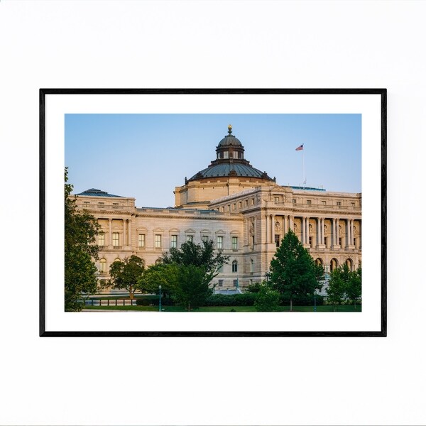 Noir Gallery Washington DC Architecture Photo Framed Art Print