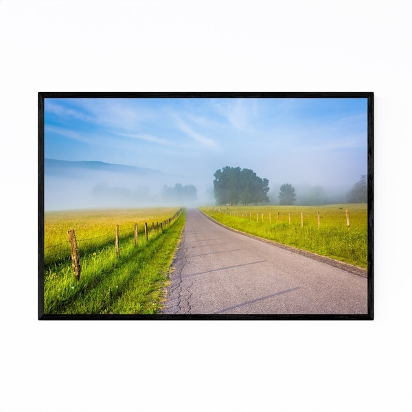 Noir Gallery Country Farm Rural Road WV Framed Art Print
