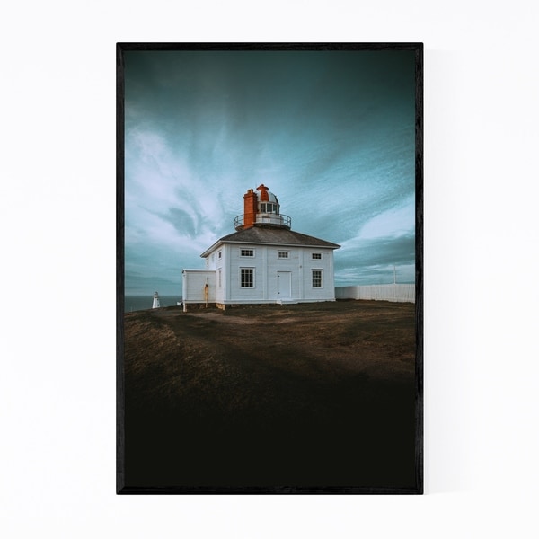 Noir Gallery Cape Spear Lighthouse St. Johns Framed Art Print
