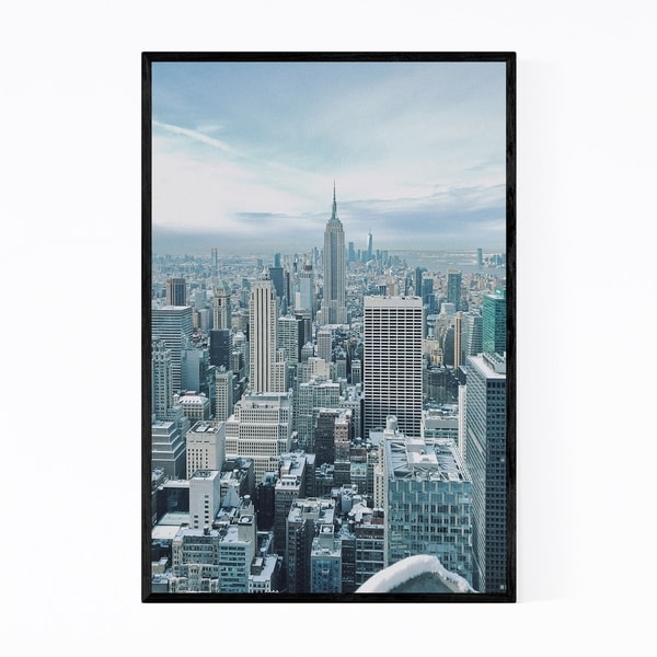 Noir Gallery Empire State Building New York Framed Art Print