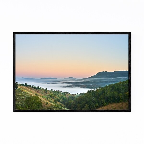 Noir Gallery Chiang Mai Thailand Mountains Framed Art Print