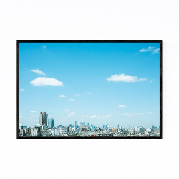 Noir Gallery Tokyo Skyline Japan Cityscape Framed Art Print