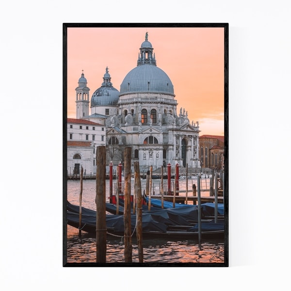 Noir Gallery Venice Italy Basilica of Salute Framed Art Print