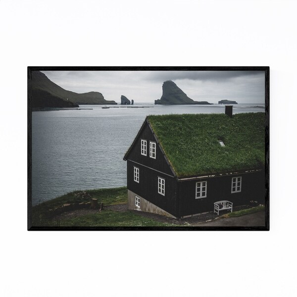 Noir Gallery Faroe Islands Landscape Nature Framed Art Print