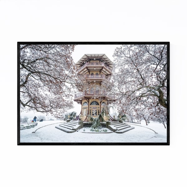 Noir Gallery Baltimore Patterson Park Pagoda Framed Art Print