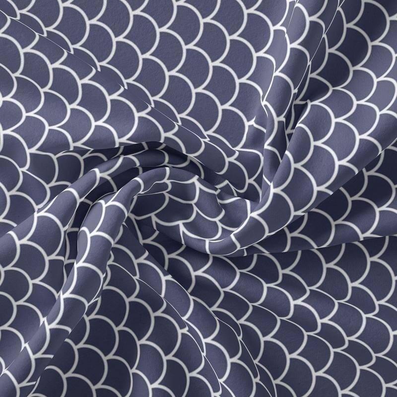 Falling For Maine Pattern Sheet Collection by Simply Soft - Queen - Mermaid Dreams - Navy