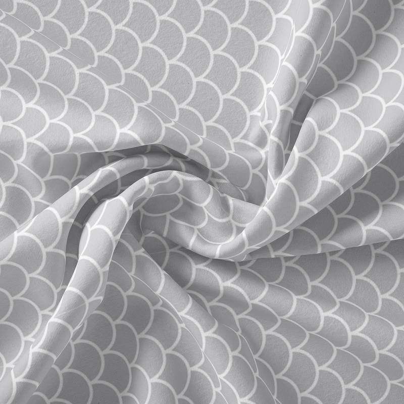 Falling For Maine Pattern Sheet Collection by Simply Soft - Full - Mermaid Dreams - Light Gray