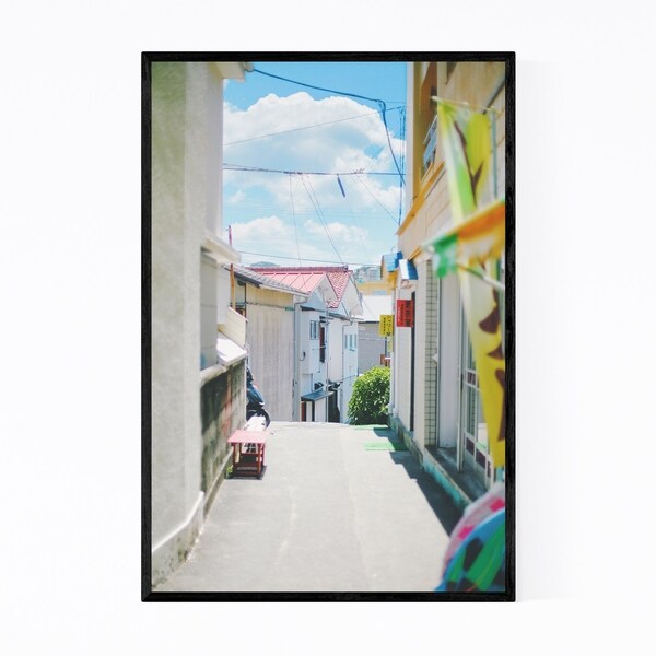 Noir Gallery Old Beach House Matsuzaki Japan Framed Art Print