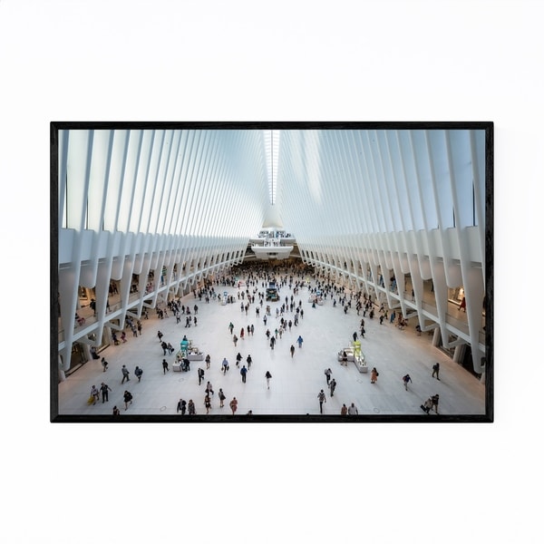 Noir Gallery Oculus New York Architecture Framed Art Print