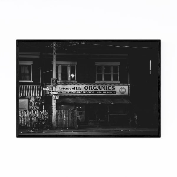 Noir Gallery Kensington Market Toronto Urban Framed Art Print