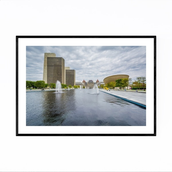Noir Gallery Albany New York Empire Plaza Framed Art Print