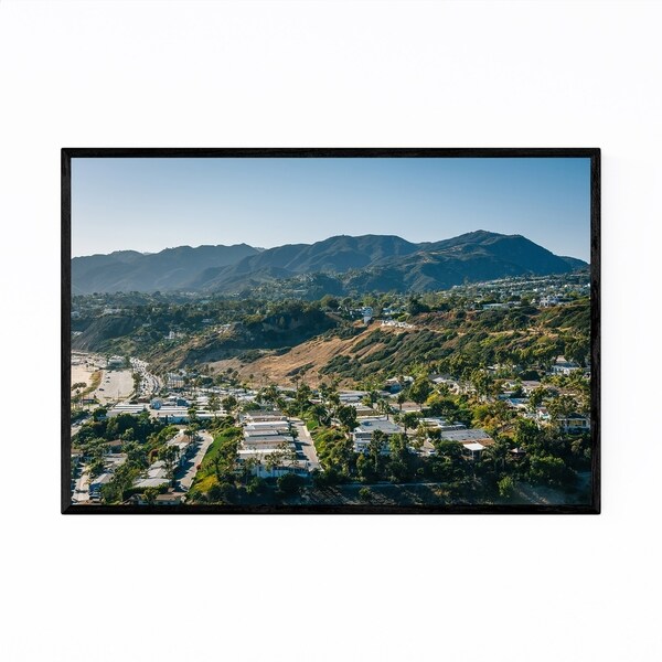 Noir Gallery Pacific Palisades CA Mountains Framed Art Print