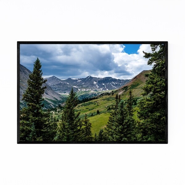 Noir Gallery Colorado Rocky Mountains Nature Framed Art Print
