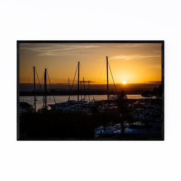 Noir Gallery San Diego California Embarcadero Framed Art Print