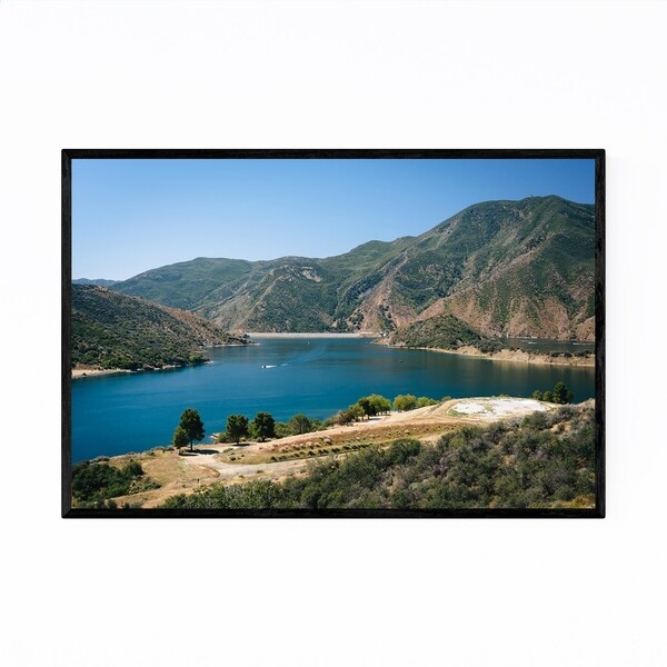Noir Gallery Pyramid Lake California Desert Framed Art Print